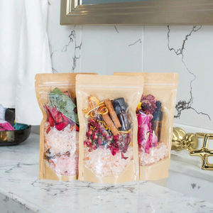 Sal de baño de spa corporal de lavanda orgánica de etiqueta privada OEM, baño relajante para pies y exfoliante de baño, limpieza natural - Product Image 4