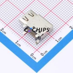 GT-USB-9092A USB Connector SMD Connector ( Connector Type: Type-C )( Protocol Standard: USB 3.0 )( Gender: Female ) - Product Image 2