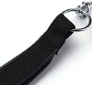 Correa de perro de acero y Metal antimordedura duradera de 6 pies con mango suave acolchado, cadena de hierro, Correa antitirones para perro grande de 4 pies 120 <span class=keywords><strong>180cm</strong></span> - Product Image 6