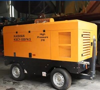 Compresseur d'air portable diesel refroidi par air Kaishan KSCY550-14.5 14 bar 18 bar 25 bar pour plate-forme de forage