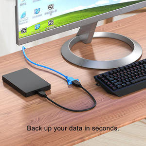 Extensión de oreja <span class=keywords><strong>Usb</strong></span> alargada Usb3.0 de alta velocidad, cabeza expuesta macho a hembra con orificio de tornillo, <span class=keywords><strong>Cable</strong></span> DE DATOS DE Panel abultado para cámara - Product Image 3