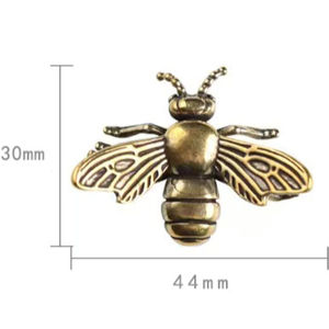 Nuova collezione di decorazioni da scrivania per ufficio fatte a mano in rame puro e creativo Mini ape per ufficio artigianato regalo in metallo - Product Image 6