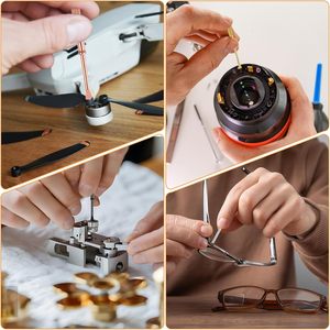 ไขควงหัวแบนสแตนเลสพร้อมปลายแม่เหล็กสำหรับซ่อมเครื่องประดับ DIY ชิ้นส่วน OEM - Product Image 2