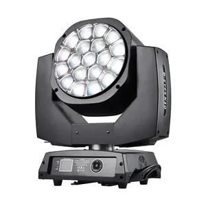 Disco Dj 19*15 W 4 in1 cabezas móviles Sharpy haz grandes ojos para luz de la etapa (19 fotos abeja ojos)