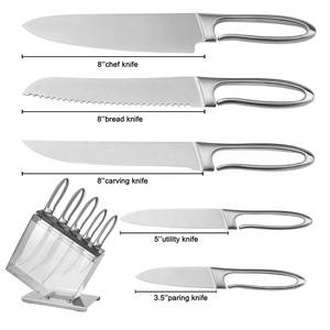 Juego <span class=keywords><strong>de</strong></span> cuchillos <span class=keywords><strong>de</strong></span> cocina delfín saltador <span class=keywords><strong>de</strong></span> acero inoxidable <span class=keywords><strong>de</strong></span> lujo <span class=keywords><strong>de</strong></span> 6 piezas Colección <span class=keywords><strong>de</strong></span> cuchillos <span class=keywords><strong>de</strong></span> chef - Product Image 2