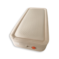 Matelas de camping gonflable en PVC imperméable avec pompe intégrée pour une utilisation en intérieur/extérieur