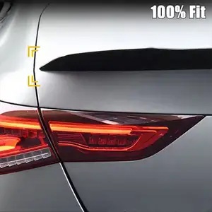 Parlak siyah/karbon şerit gövde kanat modifiye Trim parçası fit arka Spoiler Mercedes Benz CLA C118 2020-2024 için