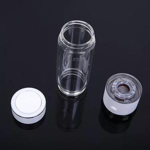 OEM Portable 380ML <span class=keywords><strong>Rechargeable</strong></span> Riche En Hydrogène <span class=keywords><strong>Bouteille</strong></span> D'eau Alcaline 3 Minutes Ioniseur SPE PEM En Alliage De Zinc Fond Verre Matériel - Product Image 6