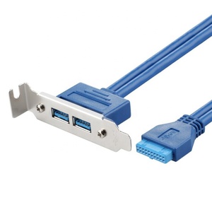 Bảng Điều Khiển Tùy Chỉnh Gắn <span class=keywords><strong>USB</strong></span> 3.<span class=keywords><strong>0</strong></span> Nữ Trở Lại Bảng Mạch Chủ Cáp Tiêu Đề 20Pin Với Giá Đỡ Khe Cắm <span class=keywords><strong>PCI</strong></span> - Product Image 6