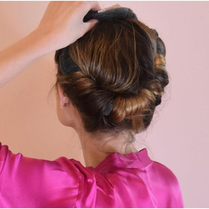 Herramienta para rizar el cabello de terciopelo 2 en 1, para uso diario, multifunción, de tela, color sólido - Product Image 4