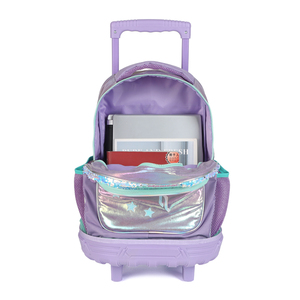 Chariot sacs d'école ensemble mode <span class=keywords><strong>licorne</strong></span> dessin animé Mochila Escolar détachable filles chariot sacs d'école 2025 - Product Image 2