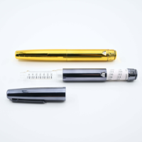 Stylo en plastique réutilisable électroplaqué