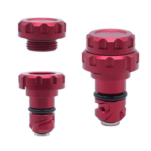 Engine Oil Quick Drain <b>Plug</b> Red For Ford F-150 Raptor Mustang 2015-2021 <b>Replacement</b> Part - Product Image 1