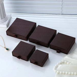 Boîte à bijoux de luxe en carton coulissant avec logo personnalisé, vente chaude OEM - Product Image 4