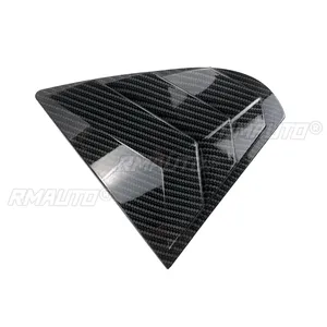 Car <b>Window</b> Shutter for 2008-2018 Mitsubishi Lancer EX X EVO Rear Side Vent Louver <b>Cover</b> Trim Auto Parts Carbon Fiber Style - Product Image 3