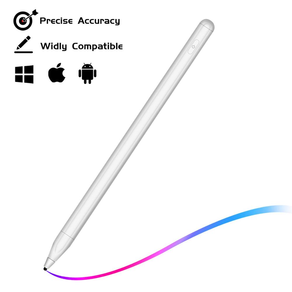 Rechargeable & Magnetism Active Stylus Pens Digital Pencil for iPad Pro, Touch Screens(iOS/Android/Windows)