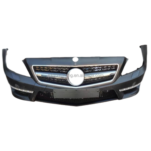 Pare-chocs avant d'occasion Mercedes-Benz CLS63 <span class=keywords><strong>AMG</strong></span> W218 avec feux de brouillard en ABS, version restylée, noir, ajustement universel, garantie 6 mois - Product Image 2