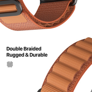 Correa de alta montaña para Apple Watch Ultra, correa de reloj deportiva de doble capa tejida para exteriores - Product Image 5