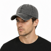 Cappello da Baseball Vintage in Cotone Personalizzabile con Logo, Unisex, Regolabile, Stile Trucker, Tinto e Invecchiato, per Sport