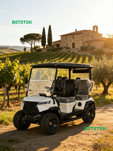Carrito de Golf de 4 Plazas, de Largo Alcance, para Campos de Golf y Paseos de Ocio en Terrenos No Públicos, Eléctrico, con Certificación DOT y CE - Product Image 1