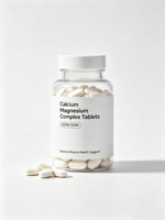 Comprimés de complexe calcium-magnésium, complément alimentaire pour la santé des os, des muscles et des nerfs, OEM