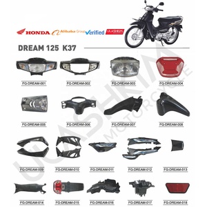 Piezas de ABS para Motocicleta DREAM <span class=keywords><strong>125</strong></span> K37 CB1/CB125 CB110 CB125E/ECO100+ CB150 INVICTA 2014 CB190R CB250 TWISTER, Piezas de Carenado de Plástico - Product Image 3
