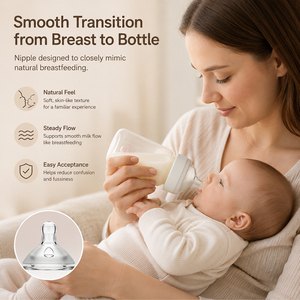 Tetinas <span class=keywords><strong>de</strong></span> Silicona Líquida Libres <span class=keywords><strong>de</strong></span> BPA, Tetinas <span class=keywords><strong>de</strong></span> Repuesto <span class=keywords><strong>de</strong></span> Boca Ancha Anti-Cólicos, Tetinas <span class=keywords><strong>de</strong></span> Alimentación Suaves con Sensación Natural <span class=keywords><strong>para</strong></span> Recién Nacidos - Product Image 5
