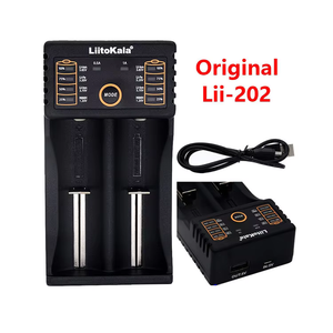 LiitoKala Lii-<span class=keywords><strong>202</strong></span> USB Intelligentes Ladegerät mit Powerbank-Funktion für Ni-MH Lithium 18650 26650 21700 Kunststoff-Akkus <span class=keywords><strong>RC</strong></span>-Flugzeugteile - Product Image 3