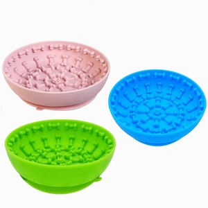 Wholesale Custom Eco-Friendly Leak Proof Portable Silicone <b>Dog</b> Feeding <b>Slow</b> <b>Feeder</b> Bowls for Outdoor Travel - Product Image 2