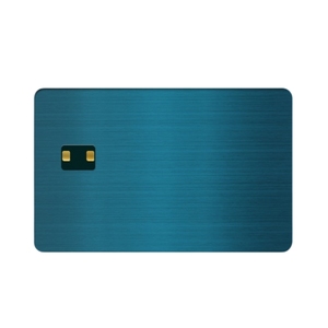Nuevo producto Combi sin contacto Interfaz dual Prepago Emv Chip Pago Tarjeta de crédito de metal en blanco - Product Image 4