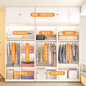 Armario de Acero con Puerta Corredera, Gran Capacidad, Almacenamiento Metálico, para Dormitorio y Uso Doméstico - Product Image 2