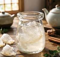 Bouteille en verre ronde vide de 110 ml avec couvercle pour la confiture de nid d'oiseau, le stockage quotidien des aliments, pot de conservation hermétique réutilisable, récipient de cuisine