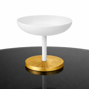 ชามใส่ผลไม้สีขาวทองสำหรับโรงแรมหรู ชามเสิร์ฟสไตล์โบราณ ราคาขายส่ง - Product Image 3