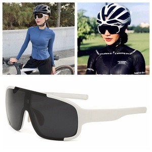Sport Glasses Full Rim Mirror Polarized UV400 Windproof Cycling Hiking Outdoor Sunglasses <b>Large</b> <b>Frame</b> Unisex - Product Image 3