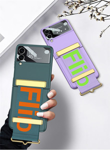 เคสฝาครอบโทรศัพท์พับได้สายรัดข้อมือสุดหรู,ป้องกันการกระแทกแบบบางสำหรับ <span class=keywords><strong>Samsung</strong></span> <span class=keywords><strong>Galaxy</strong></span> <span class=keywords><strong>Z</strong></span> <span class=keywords><strong>Flip</strong></span> <span class=keywords><strong>3</strong></span> <span class=keywords><strong>5G</strong></span> Flip3 - Product Image 2