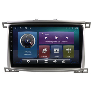 Lecteur DVD multimédia avec DSP ips, <span class=keywords><strong>autoradio</strong></span>, en stéréo, avec navigation <span class=keywords><strong>GPS</strong></span>, sous android, 4G, pour Toyota Land cruiser 100, LC100, pour Lexus LX470 - Product Image 1