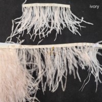 Vente Flash : Franges en Plumes d'Autruche 10-15cm - Vente en Gros pour Couture DIY, Robes Flapper, Costumes, Pyjamas & Décoration Intérieure