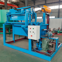 Eco gerecycled papierpulp eierbakmachine 1200 stuks/uur klein model voor zelfproductie op kippenboerderijen