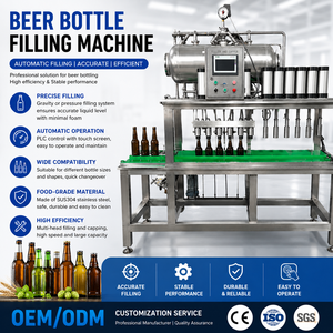 Machine <span class=keywords><strong>de</strong></span> remplissage et <span class=keywords><strong>de</strong></span> bouchage isobare commerciale pour bière, machine <span class=keywords><strong>de</strong></span> mise en bouteille <span class=keywords><strong>de</strong></span> bière artisanale, équipement <span class=keywords><strong>de</strong></span> remplissage à contre-pression - Product Image 1