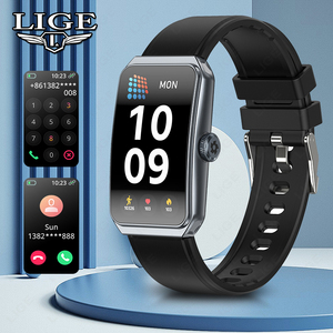 <span class=keywords><strong>Montre</strong></span> <span class=keywords><strong>Connectée</strong></span> LIGE BWR11 CE ROHS pour Femmes, Appels Bluetooth, Moniteur de Fréquence Cardiaque et Pression Artérielle, <span class=keywords><strong>Bracelet</strong></span> Intelligent pour Hommes, Téléphone Connecté - Product Image 1