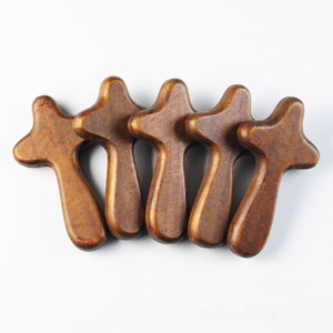 Mini croix poche de pâques Crucifix petite croix de prière petit <span class=keywords><strong>prêtre</strong></span> religieux Vintage enfants bénédiction croix en <span class=keywords><strong>bois</strong></span> ornements - Product Image 5