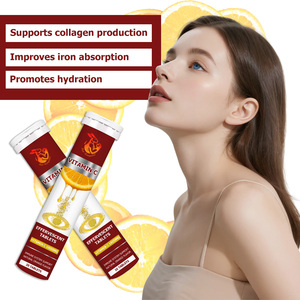 Tabletas Efervescentes de Vitamina C OEM ODM con Antioxidantes, Vitamina C que Promueve la Producción de Colágeno, Tabletas de Suplementos Dietéticos - Product Image 3
