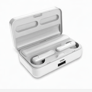 Casque intra-auriculaire sans fil Bluetooth 5.0 avec microphone, chargement Type C, étanche IPX4, son stéréo dynamique - Product Image 1