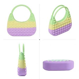 Customized Japan-Style Cartoon Mini Silicone Shoulder Bags for Girls <b>Cute</b> Kids' Pouch <b>Purse</b> Handbags - Product Image 3