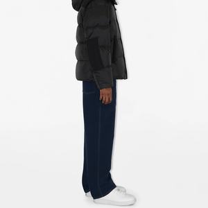 Veste matelassée à capuche en nylon à manches amovibles de luxe personnalisée pour hommes - Product Image 3