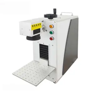 Kleine Lasermarkierungsmaschine Metall-Namensschild-Plotter tragbare Faserlaser-Markierungsmaschine