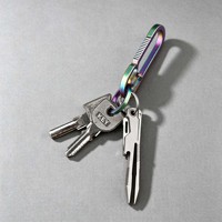 Pince à épiler multifonctionnelle en alliage de titane, pince à épiler de précision pour cils, petite pince à sourcils, grattoir, couteau pliant, ouvre-bouteille