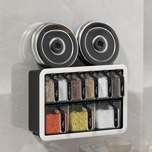 Caja de Especias de Plástico para Montar en la Pared, Recipientes Sellados para Especias, Sal y Condimentos - Product Image 3