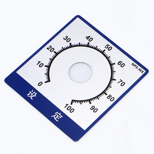 Quay số tròn một đường kính 40mm hình chữ nhật nhôm quy mô quay số xác định số 0-100 - Product Image 4