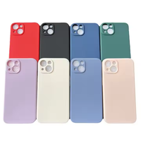 Coque de téléphone en silicone TPU antichoc aux couleurs personnalisées pour iPhone 16 Pro Max 15 14 Plus 13 12 11 avec protection de l'appareil photo